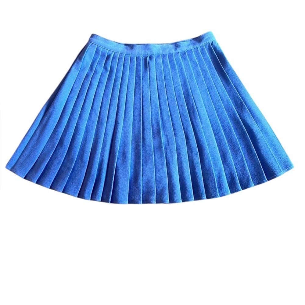 American Apparel Light Blue Mini Skater Skirt Size Medium